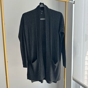 Armani Exchange Grey Open Cardigan